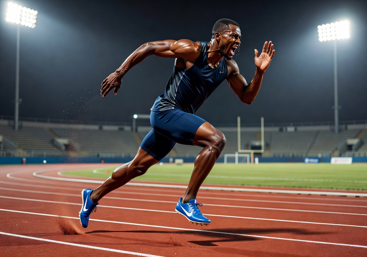Premium sports anthology with editorial photography cover